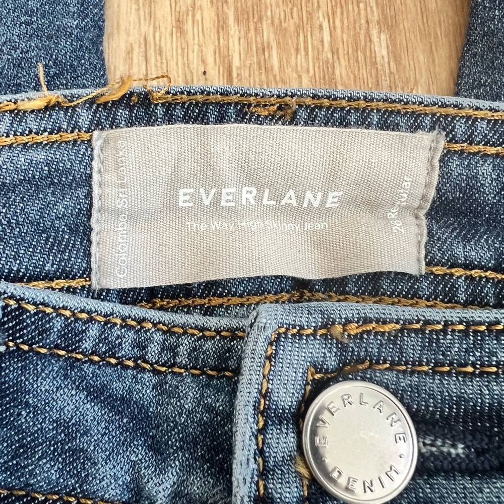 Everlane Women’s The Way High Skinny Jeans Size 26 - Picture 7 of 10